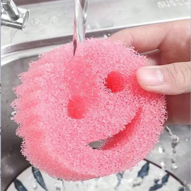 3-10Pcs Cleaning Wipe Dishwashing Sponge Cloth Strong Scouring Pad Kitchen Bathroom Miracle Sponge Stain Odor Resistant Migic Wipe