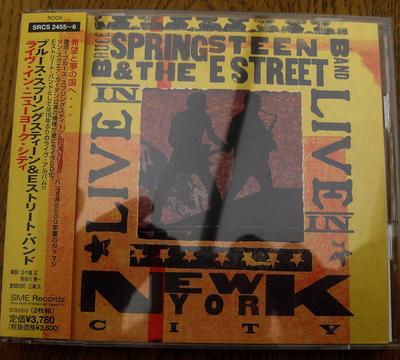 CD BRUCE SPRINGSTEEN & THE E-STREET BA - Live In New York City SRCS24556 SME 2001 Japan Rock Used
