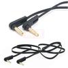 20CM 100cm 1/8 "3,5mm 90 Grad rechts abgewinkelt mini stecker stereo audio Kopfhörer Verlängerung kabel