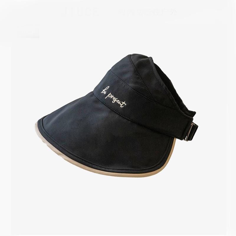 

Hat Versatile Style Minimalist Wide Brimmed Female Sunshade Fisherman Hatscaps чорний