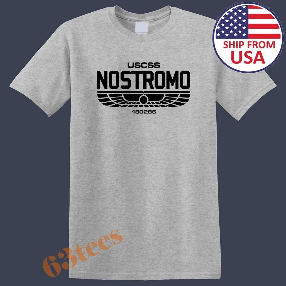 

Nostromo USCSS Weiland Yutani Corp Movie Men s T-Shirt Women s Tee Top Unisex Grey Size S to 5XL 2XL
