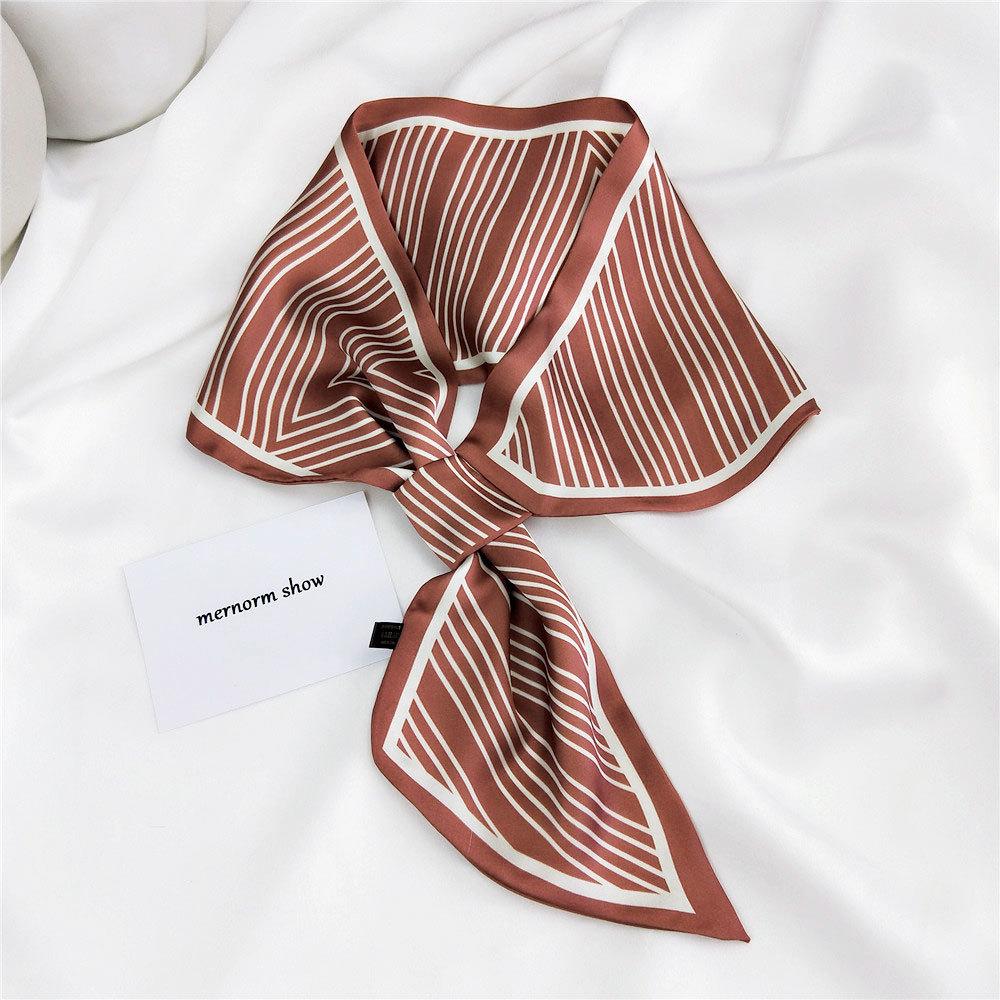 Nové šatky Hodvábne šatky Dámska jarná a jesenná sezóna Dlhé dekoratívne profesionálne šatky Letné tenké štýly spárované s košeľami Štýlové