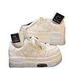 Thick-soled White Shoes Children Thin Small Internet Celebrities with the Same Height-increasing Star Board Shoes Short Welfare Women's Shoes Women