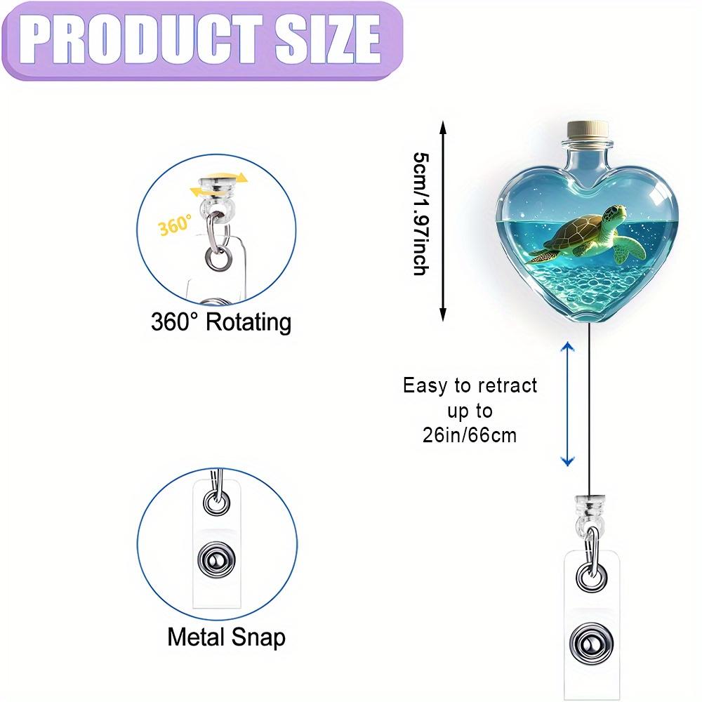 Cute turtle lanyard for ID cards, keys, and name tags. Ideal for teachers and work professionals.