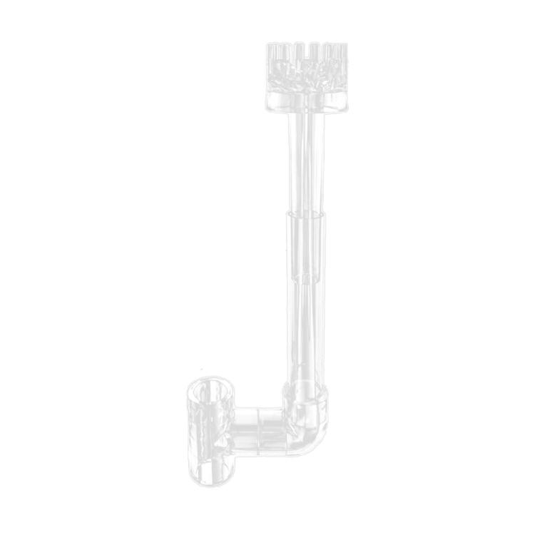Durable Transparent Aquariums Skimmer with Transparent Pipe Spin Surface Cleaner