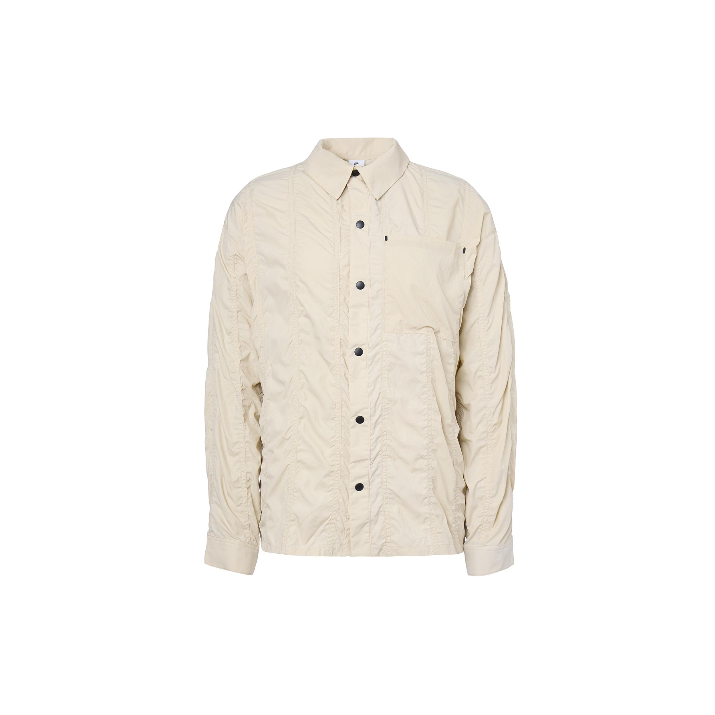 Nike Sportswear Tech Pack Woven Long-Sleeve Top Beige Men s FB7364-126 XL
