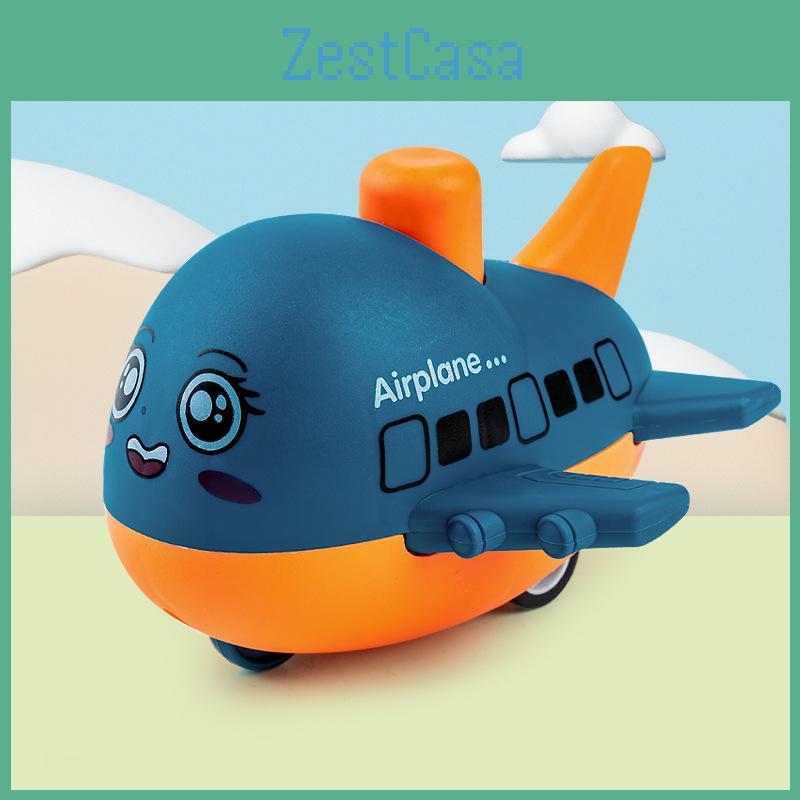 Childrens Pressing Toy Airplane With Inertia Drive And Bright Colors For Early Learning Development