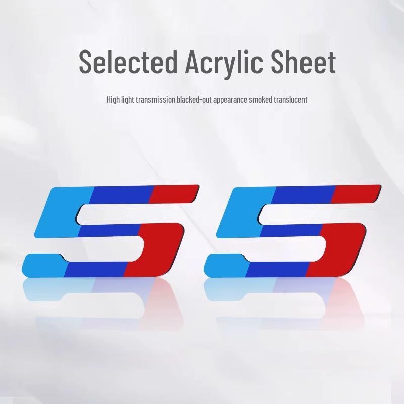 

2024-25 5 Серия i5 Тонированное Черное Заднее Боковое Стекло Наклейка с Логотипом 5