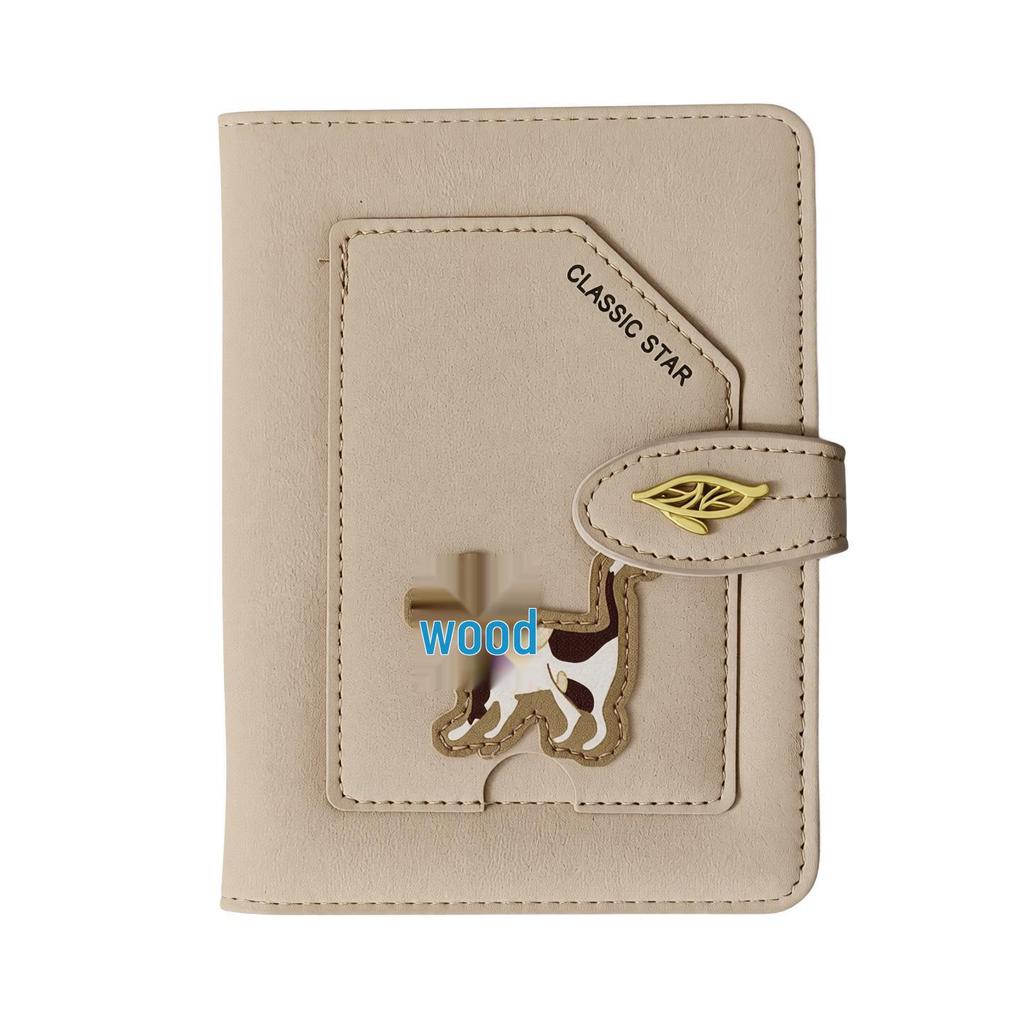 RFID Passport Holder with Cartoon Airplane Design - Travel Document and Card Organizer