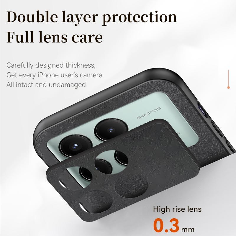 Etui na Pocco F 6 Pro Magnetyczny Uchwyt Samochodowy Etui na Telefon Dla Xiaomi Poco F6 Pro 5G Poko Little F6Pro Wstrząsoodporna Skórzana Tylna Pokrywa