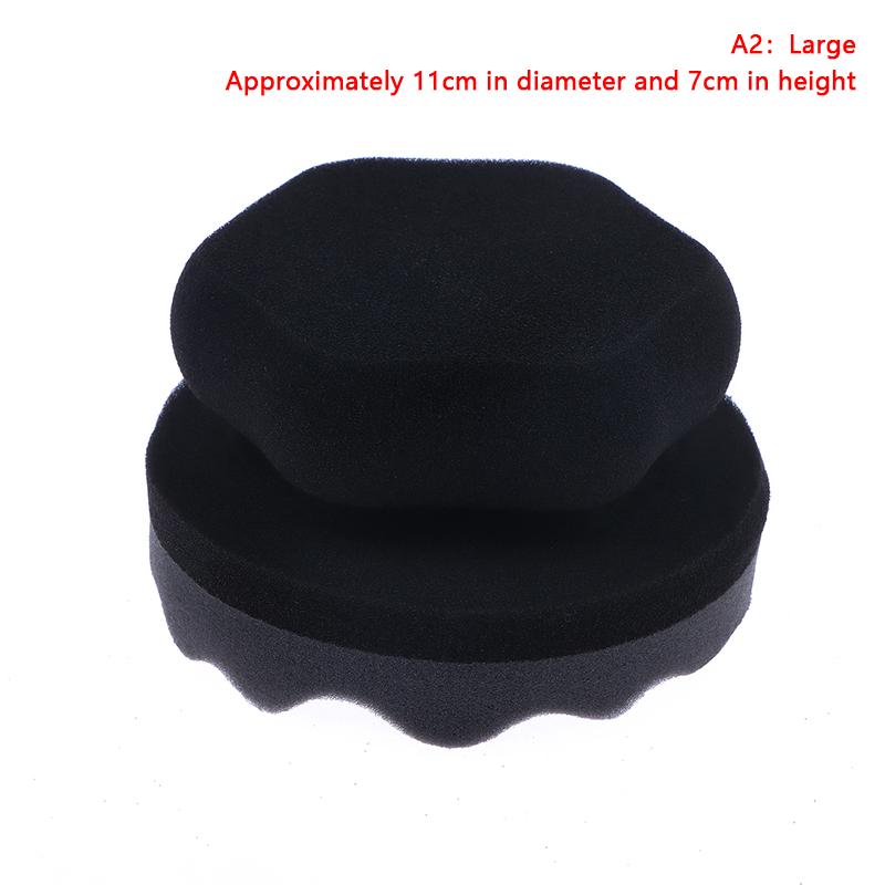 Washable Car Foam Sponge Reusable Tire Cleaner For Auto Washing Detailing Brush Tire Shine Hex Grip Dressing Applicator