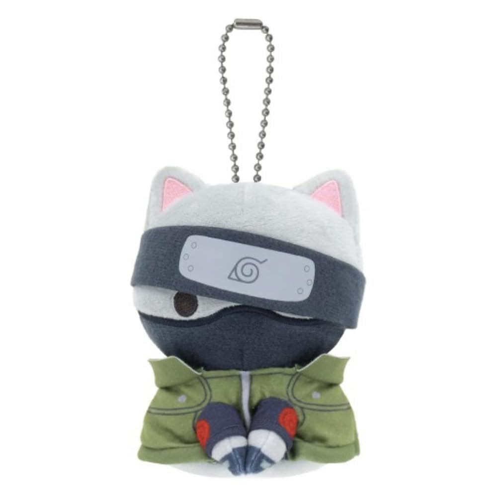 Bandai Namco Nui NARUTO Chibi Plush Mascot Kakashi Hatake 110mm Height Soft Toy