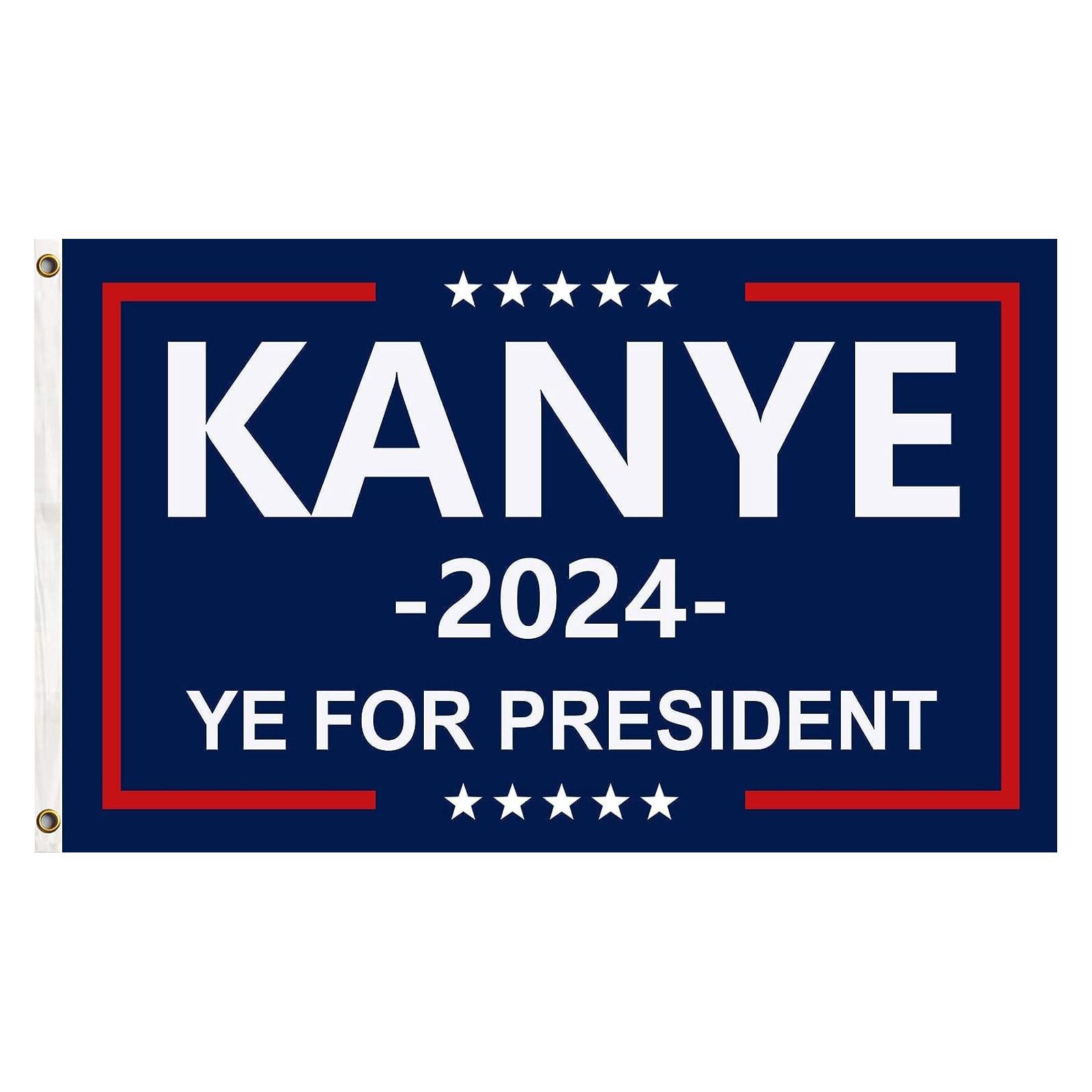 2024 Flag Kanye Music West Flag Tapestry 3x5 Ft Banner For Outdoor Indoor Decoration
