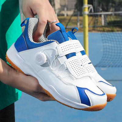 Badminton Shoes Raw Rotating Buckle Summer Breathable Table Tennis Shoes Teen Student Sports Shoes