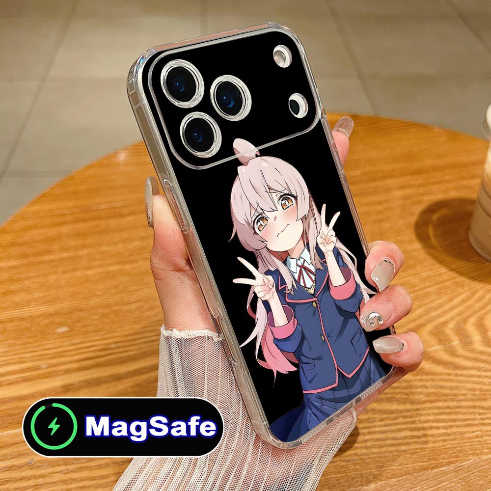 Anime Mahiro Oyama Onimai Phone Case for iPhone 17 16 15 14 13 12 11 Air Pro Max Plus Mini Magsafe Clear Colorful Cover Pretty