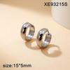 Trendy Titanium Steel Minimalist Hoop Earrings: Polished, Lightweight, Versatile, and Fashion-Forward for Men and Women