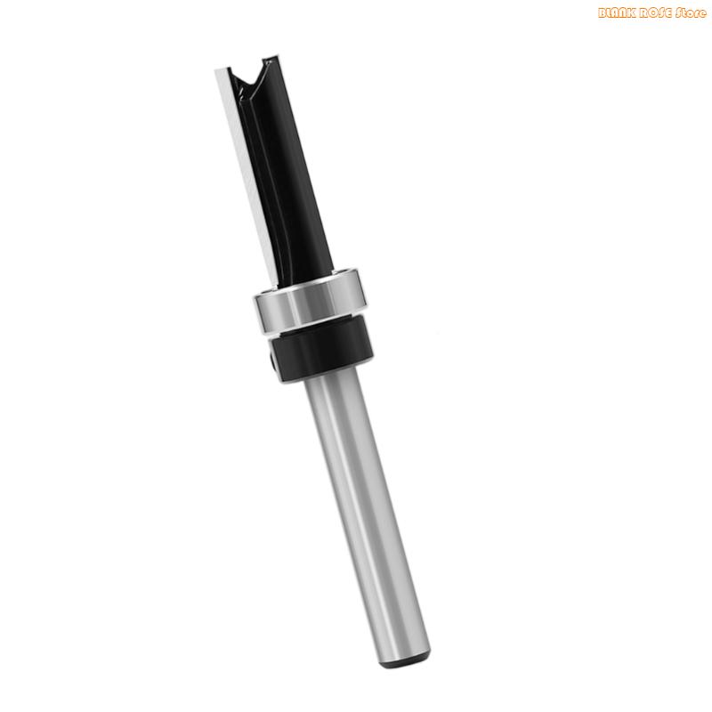 K1AE Black Coated Milling Cutter For Wood Plastic Composite Materials 1/4Inch Shank