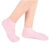 1 par de calcetines hidratantes de silicona con gel exfoliante para talón, callos, piel agrietada y muerta, protector para aliviar el dolor y el cuidado de los pies.