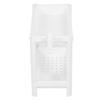 Bathroom Tower Shelf Plastic Freestanding Storage Rack Organizer Multifunctional Shelving Unit for Living Room Bedroom