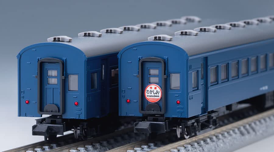 Tomytec TOMIX N Gauge JNR Oha61 Series Set 98779 Railway Model Passenger Car (Blue)