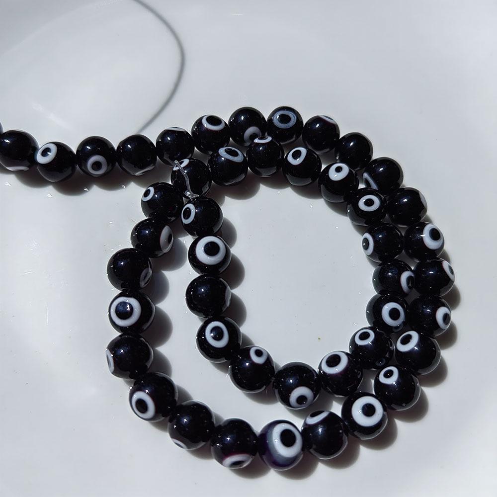 8mm Millefiori Devil Eye Glass Beads for DIY Bracelets & Necklaces