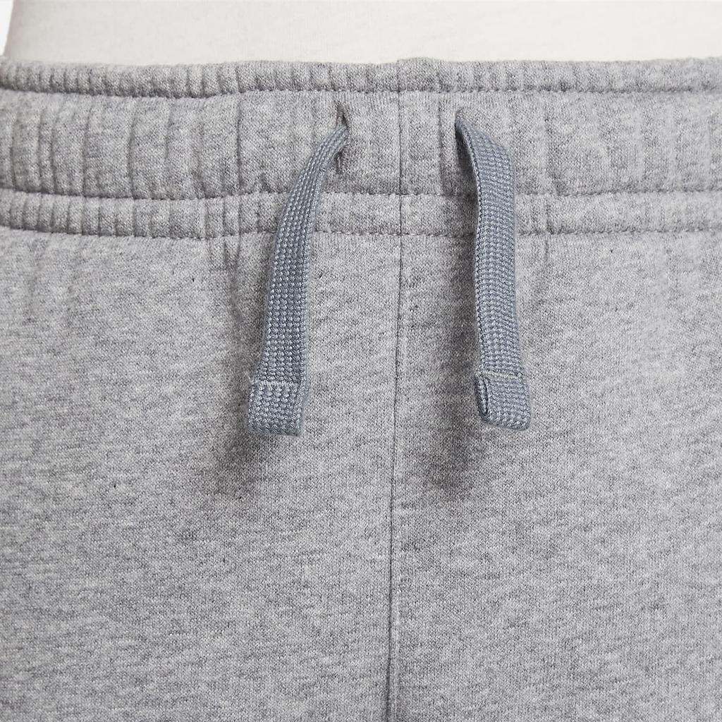 Nike Sportswear Club Logo Embroidered Cuffed Loose Knit Joggers Kids bottoms Smoke-Gray CQ4298-091