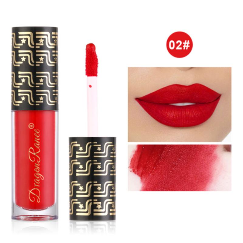 Mist matte purple blue green black European and American lipstick not stained with cup lip gloss lip glaze