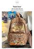 2025 Trendy Capybara Print Backpack: Cute, Fashionable, Versatile Double Shoulder Bag with Large Capacity for Students