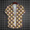 Camisa Hawaiana para Hombre Camisas de Manga Corta Estampadas 3D de Cerveza Camisa para Fiesta de Cerveza Camisetas Camisetas Casuales de Verano Ropa Holgada Oversize para Hombre