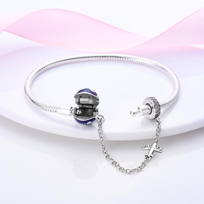 17-20CM Bracelet Women's Bracelets Original 925 Fashion Love Family Zircon DIY Charms Bead Jewelry Party Daily Holiday Gift