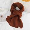 Autumn and winter new scarf Dongdaemun Korean atmosphere solid color versatile light luxury high-end soft waxy warm scarf women