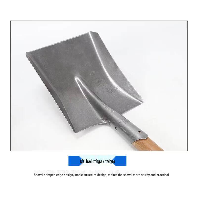 Outdoor Square Head Steel Shovel with 1.2m Eucalyptus Handle