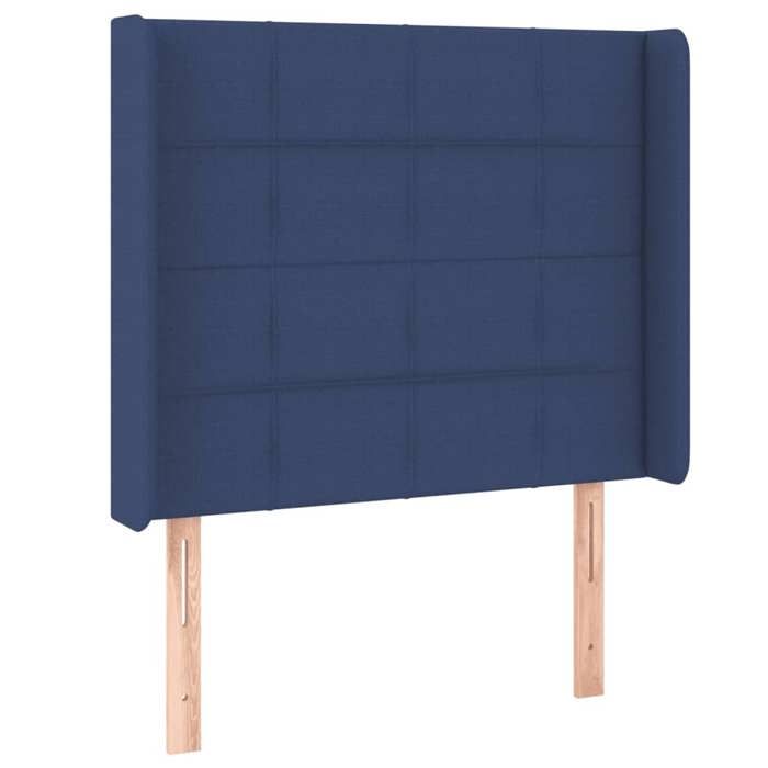 VidaXL LED Headboard Bedroom Furniture Single Bed Accessory Headboard Bed Frame Interior Blue 3124028