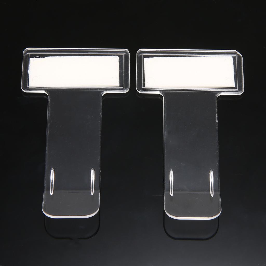Transparent Car Vehicle Parking Ticket Receipt Permit Card Holder Clip Sticker Windscreen Plastic Universal Car Accessories