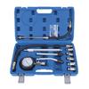 Engine Diagnostic Compression Meter Set with Threaded Fittings, Flexible Hoses and Extension Pieces for Experienced Vehicle Owner Maintenance Tasks