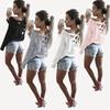Premium Quality Mode Femmes Long Sleeve Tops For Casual Cotton T Shirts