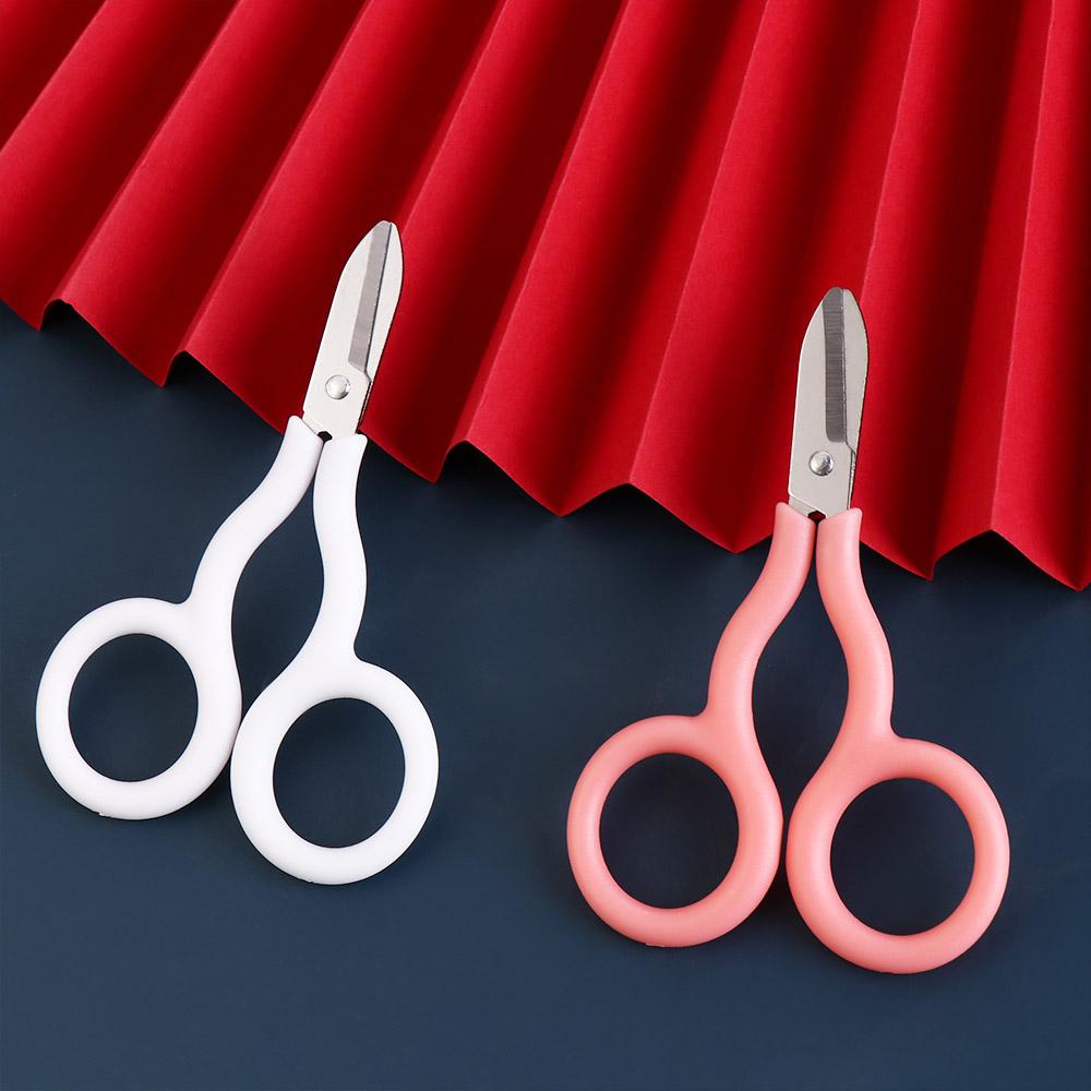 Portable Mini Pocket Scissors Paper Work Paper Cutter Safe Mini Scissor  Office School