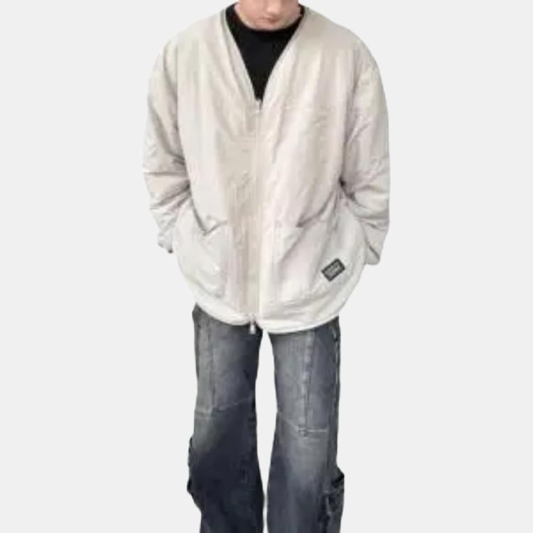 Levis Locker Faux Shearling Wendbare Langarmjacke Herrenjacken Hellgrau 002PX-0000
