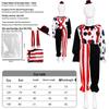 Soul-Shattering Clown Bloody Halloween Costume for Horror Role-Playing and Pranks