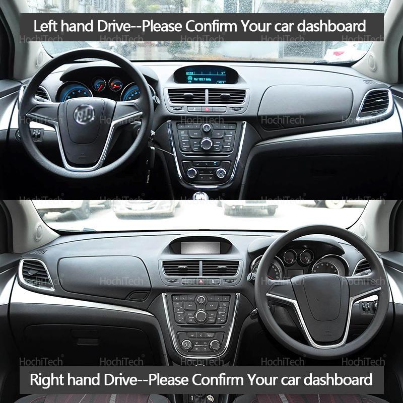 For Opel Mokka Buick Encore 2013 2014 2015 Dashboard Cover Pad Car Liner Anti-UV Mat Sunshade Dashmat Carpet Dash Accessories