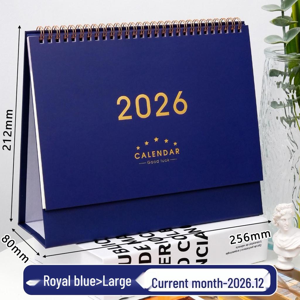 2026 Retro kreativní kalendář z kraftového papíru