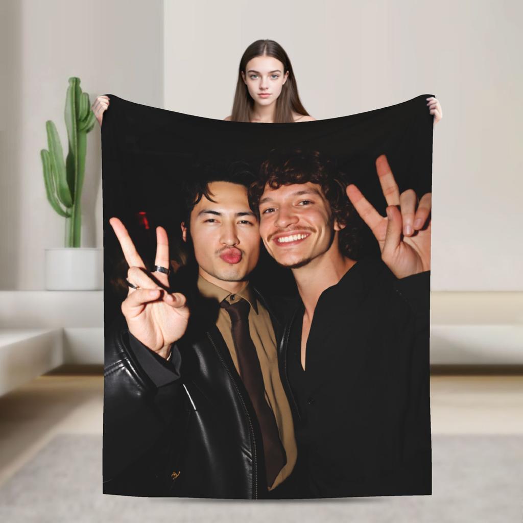 Soft Blanket Travel Shane Hollander Heated Rivalry Throw Blanket  Flannel Bedspread For Couch Chair Sofa Bed Fashion Sofa Bed