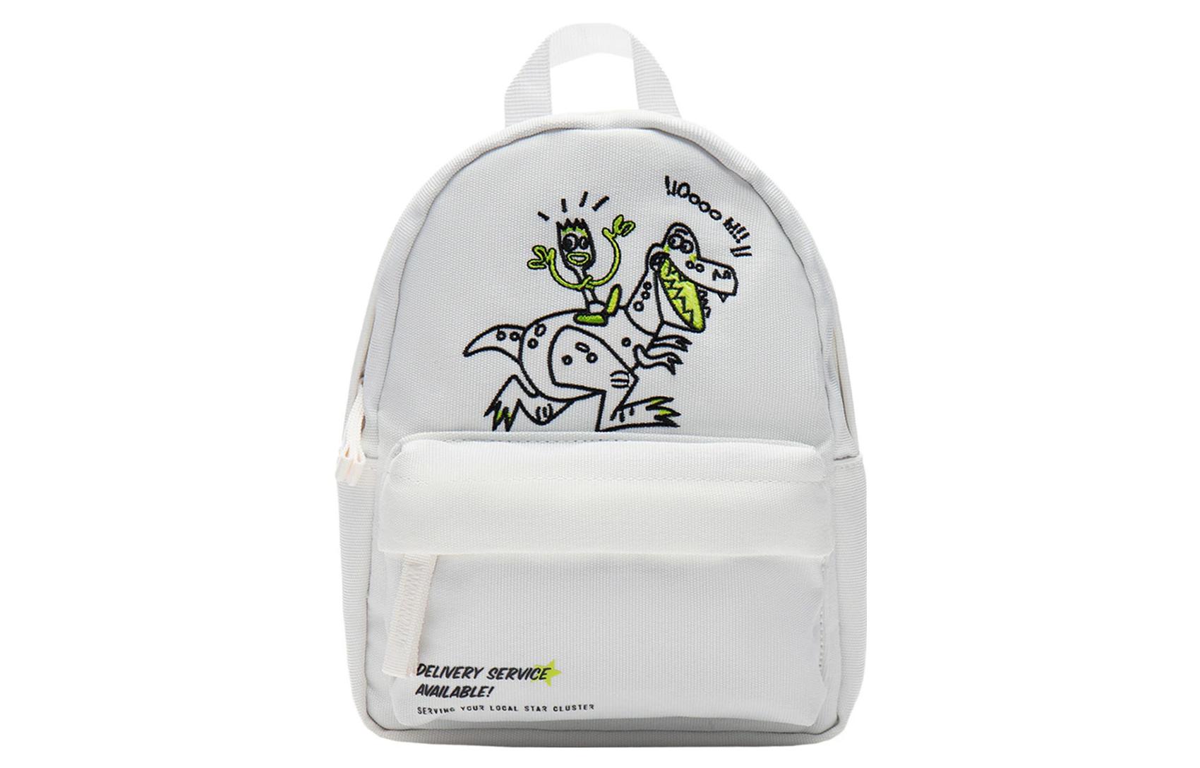 Li Ning Disney Toy Story Polyester Backpack Regular Unisex White ABSS175-2