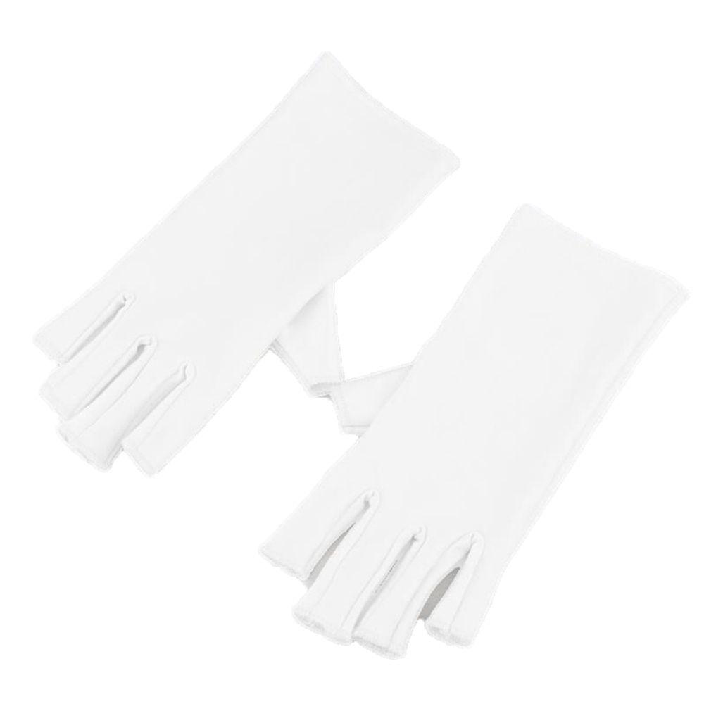 

Красочный маникюр Радиационно-защитная перчатка Защитные варежки Перчатки для рисования ногтей Защита от УФ-лучей Светодиодная лампа белый