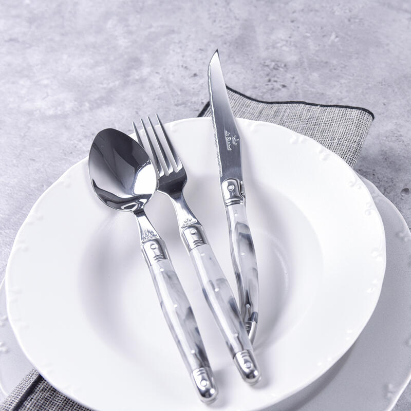 LAGUIOLE 3-piece dinner set Dinner spoon, dinner fork, steak knife