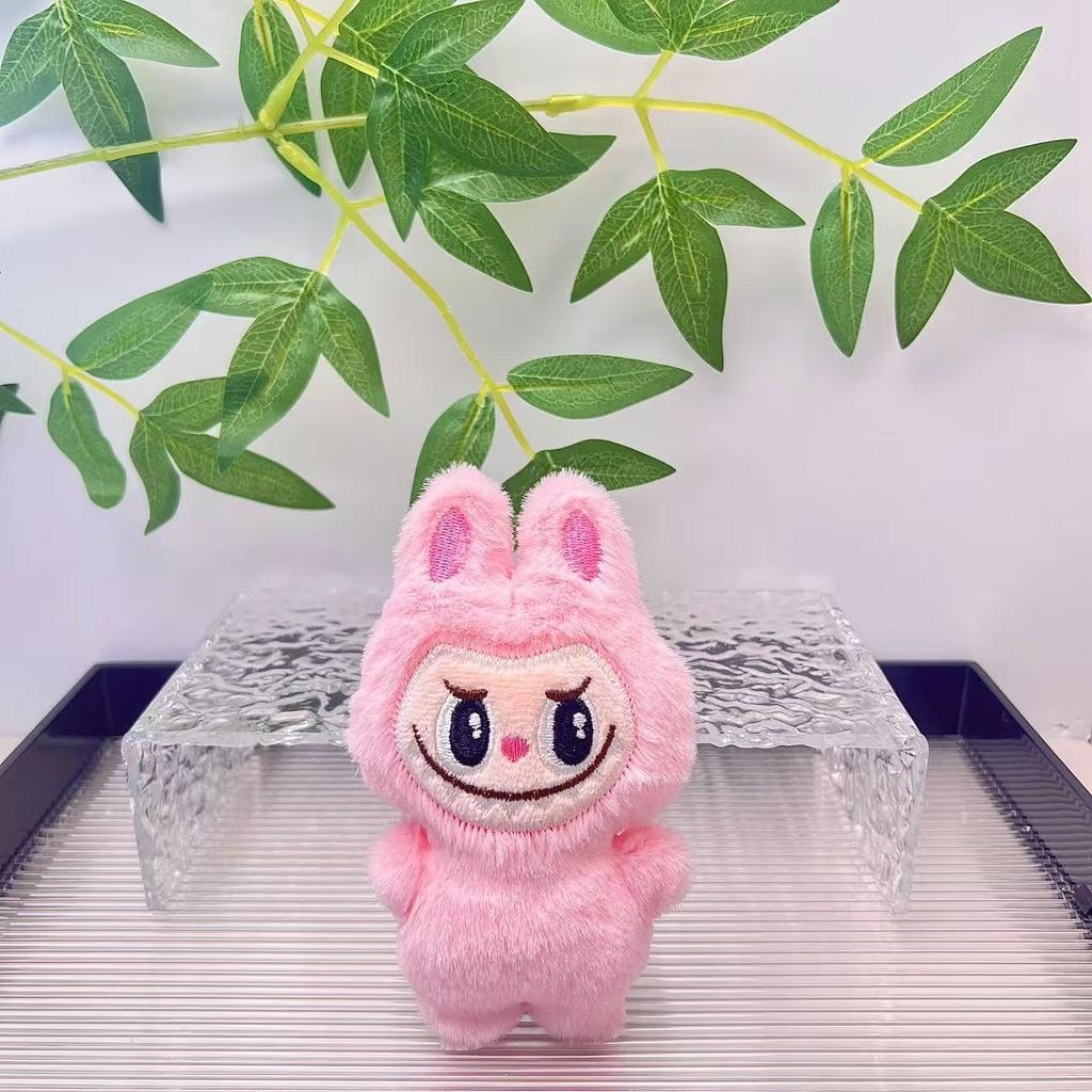New Labubu Plush Toy Doll Labubu Pendant Doll Bubble Mart Doll Pendant Key