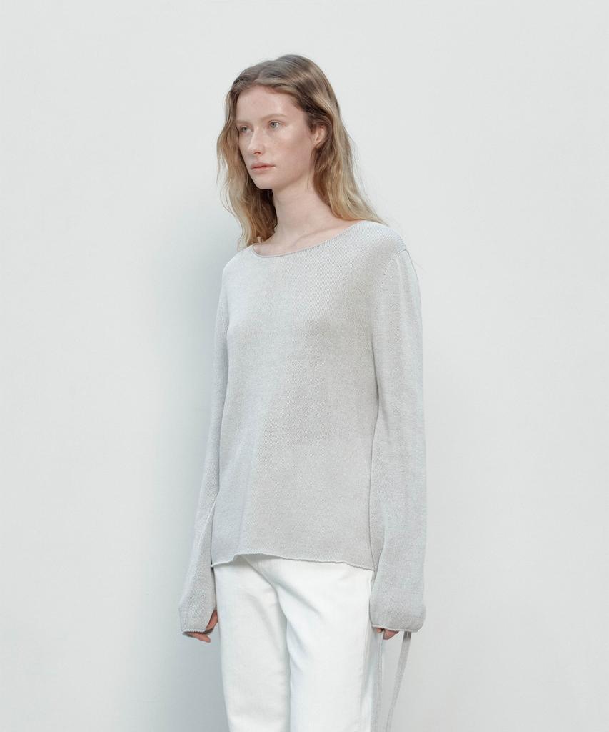 Deomago Paper Wholegarment Knit (Light Gray)