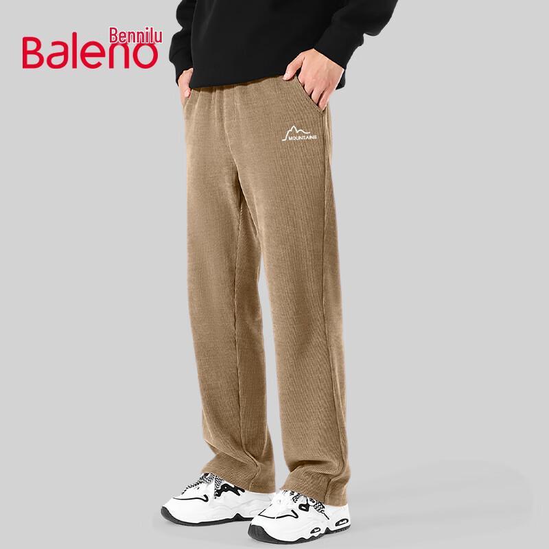 

Baleno Men s JPB Line Mountain Print Chenille Straight-Leg Pants 2XL