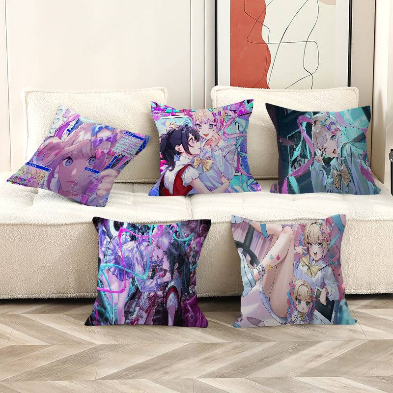 Needy Girl Streamer Overload Personalized Pillow Cover Kids Bedroom Wild Party Decor Pillowcase Kid Birthday Shower Gift