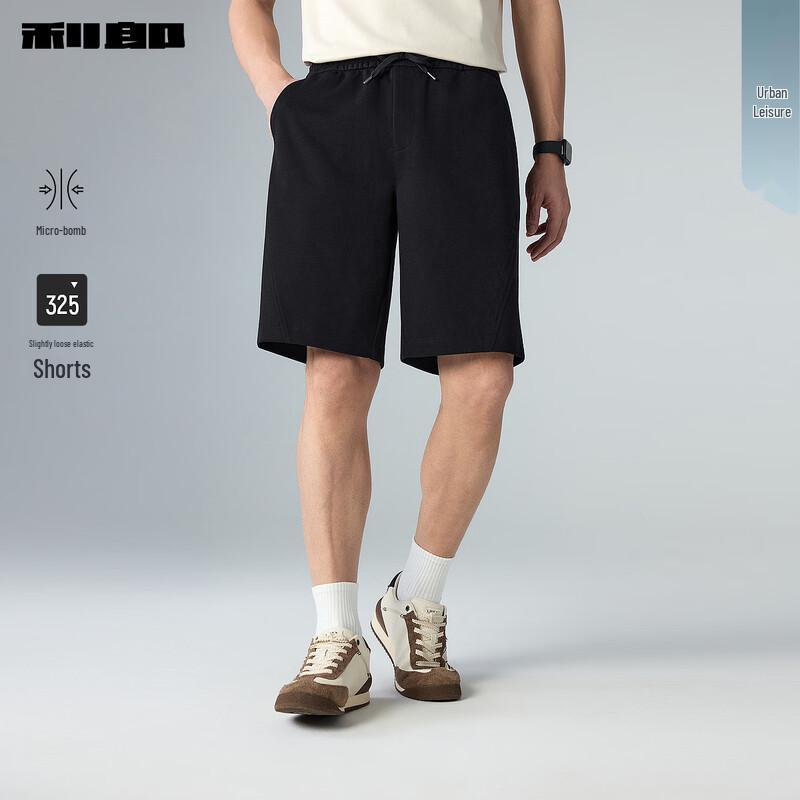 Lilanz Men s Casual Elastic Waist Shorts M